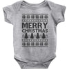 ugly merry christmas Baby Bodysuit