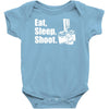 v6 eat sleep shoot Baby Onesie