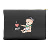 Cute Baby Painter's Dad Love Accessory Pouches