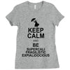 keep calm and be supercalifragilisticexpialidocious t shirt mary poppi Ladies Fitted T-Shirt