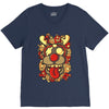 deer and monster V-Neck Tee