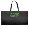 wicked smaht funny Weekender Totes