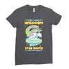 5  unicorn stab idiots Ladies Fitted T-Shirt