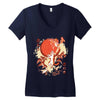 red skies Women's V-Neck T-Shirt
