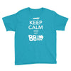 keep calm and hit 88 mph time travel Youth Tee