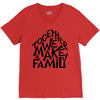 together we make a family V-Neck Tee