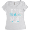 I'm Your Mother's Day Gift Dad Says You're Welcome Boy Women's Triblend Scoop T-shirt