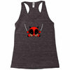 deadpool cartoon Racerback Tank
