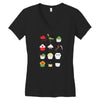 cupcake costume party Women's V-Neck T-Shirt