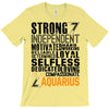 Strong Independent Motivated Aquarius T-Shirt