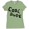 cool dude 2 Ladies Fitted T-Shirt