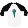 headphones girl 3/4 Sleeve Shirt