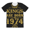 kings are born in 1974 All Over Women's T-shirt