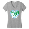 World's Best Dad Looks Like Women's V-Neck T-Shirt