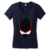 ninja mask on Women's V-Neck T-Shirt