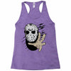 hockey mask halloween Racerback Tank