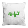 gym dad Throw Pillow
