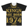 kings are born in 1974 All Over Men's T-shirt