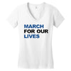 March For Our Lives Women's V-Neck T-Shirt
