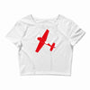 pilot flieger airplane flugzeug extra300 rc flyer Crop Top