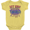 my son was so amazing god made Baby Onesie