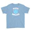 high roller 20 sided die Youth Tee