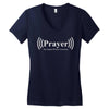 prayer the original wireless connection Women's V-Neck T-Shirt