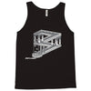 some game involving falling blocks in the style of m.c. escher Tank Top