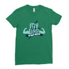 my dad my hero Ladies Fitted T-Shirt