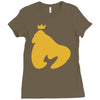 king gorilla Ladies Fitted T-Shirt