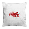 akira inspired bike motorbike Throw Pillow