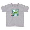 papa's little fishin buddy Toddler T-shirt