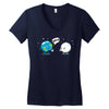 oil spill Women's V-Neck T-Shirt