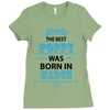 The Best Poppy Was Born In March Ladies Fitted T-Shirt