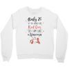 red head unicorn Crewneck Sweatshirt