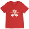 Careful I Already Kicked Cancer Ass V-Neck Tee
