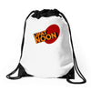 up at noon Drawstring Bags