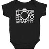 i love photography best trending Baby Bodysuit