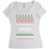 ugly christmas mom Women's Triblend Scoop T-shirt