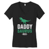 Daddysaurus Women's V-Neck T-Shirt