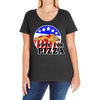 vote for pizza Ladies Curvy T-Shirt