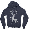 christmas deer Zipper Hoodie