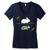 run away! run away! Women's V-Neck T-Shirt
