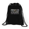 proud autism mommy Drawstring Bags
