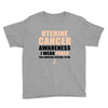 Uterine Cancer Awareness I Wear Peach For Some Special To Me Youth Tee