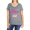 [your name] is going to be mommy Ladies Curvy T-Shirt