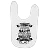 Super Cool Nanny Of A Freaking Awesome Granddaughter Baby Bibs