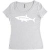 Grandma Shark Women's Triblend Scoop T-shirt