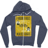 beer goggles sign, ideal gift or birthday present. Zipper Hoodie