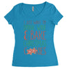 i just want to drink wine &amp; bake christmas cookies Women's Triblend Scoop T-shirt